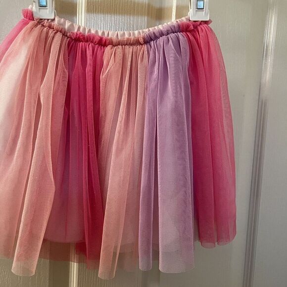 H&M Pink Purple Glittery Tulle Skirt Girls Size 4-6 years - Picture 10 of 10